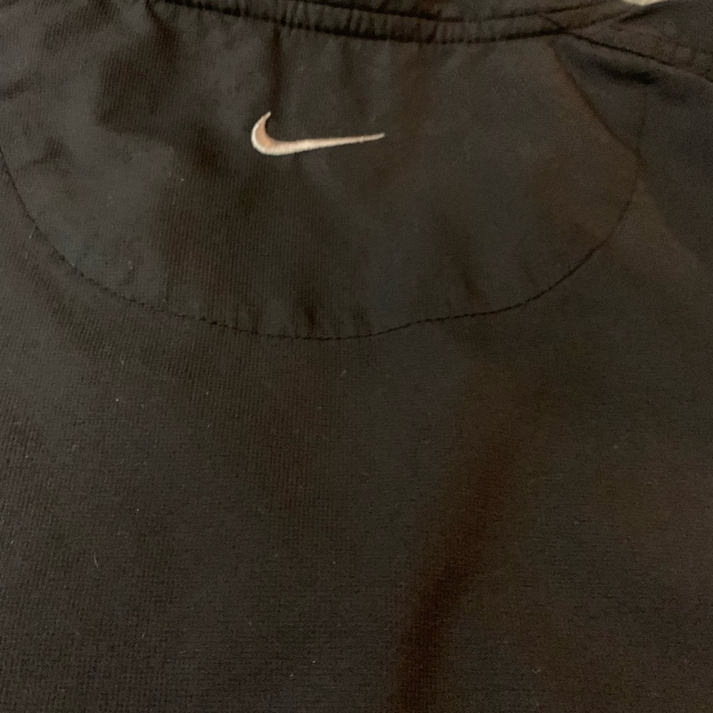 Nike Pullover Navy Windbreaker Short Sleeves Golf V Neck Med - Picture 2 of 6